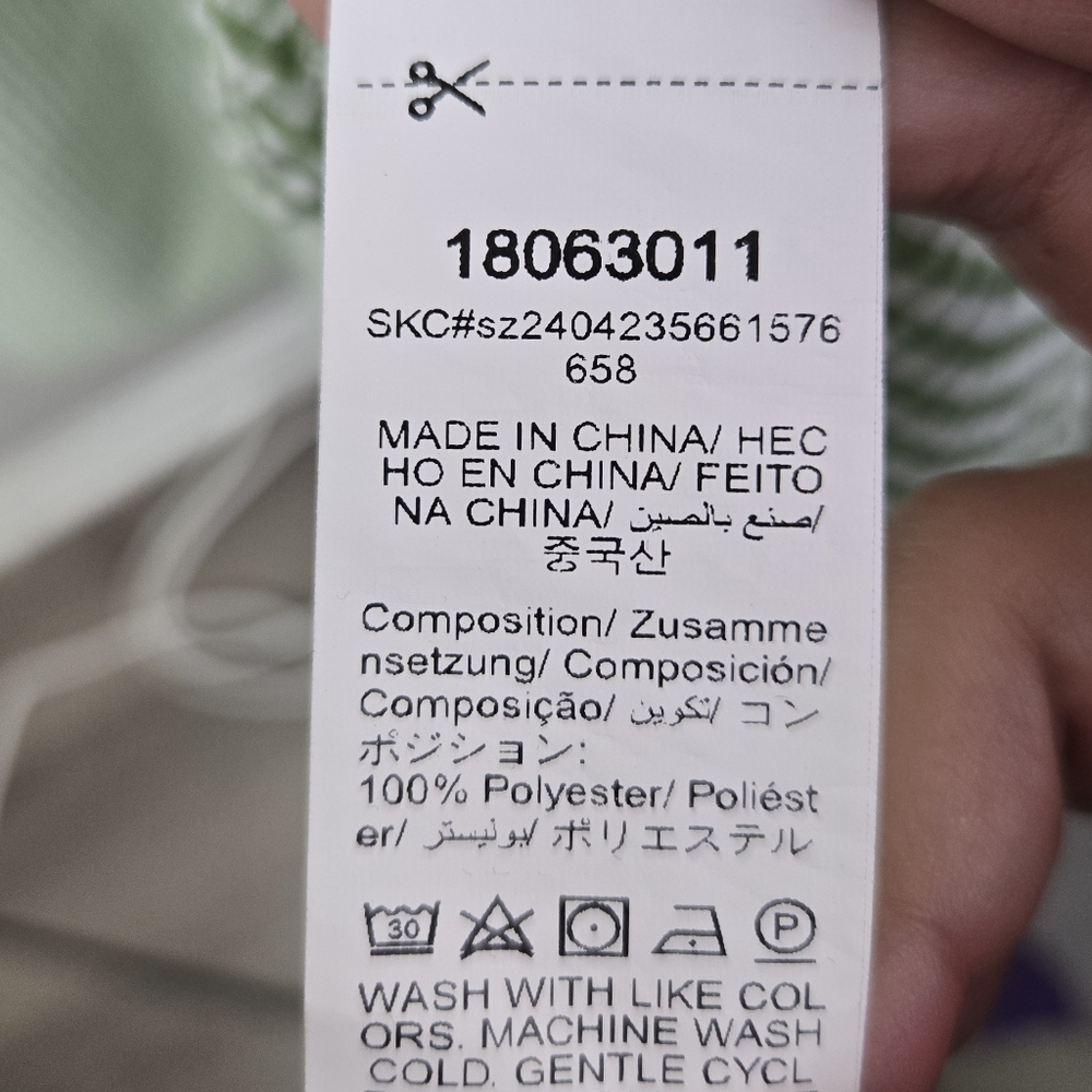 Emery Rose Green Plaid Dress Plus Size 1XL - Picture 7 of 8